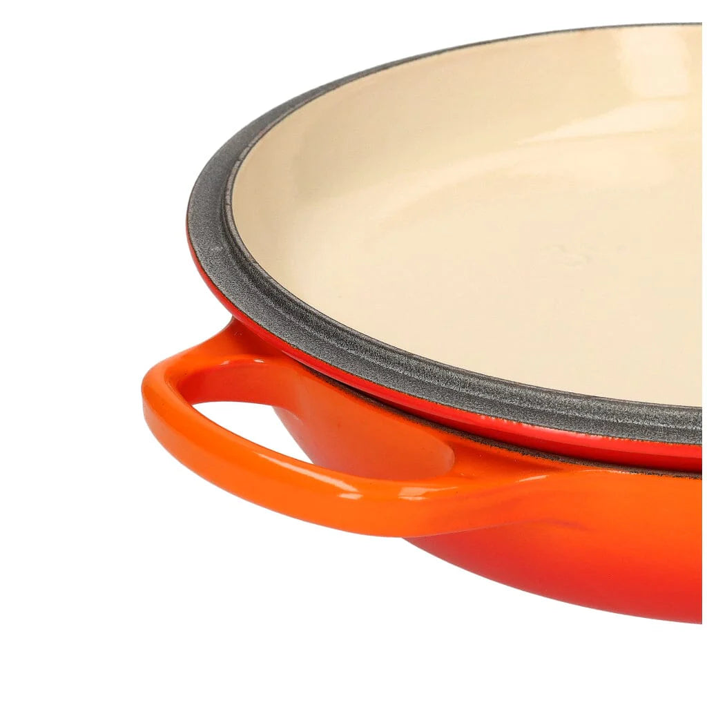 2025 Le Creuset - Cazuela Campagnard redonda Naranja Rojo 30 cm 3,5 l