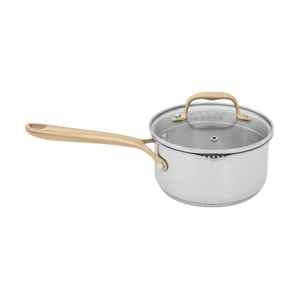 2025 Set de Cocina ZLINE de 10 Piezas en Acero Inoxidable No Tóxico con 3 Piezas de Cerámica Antiadherente (CWSETL-NS-10)