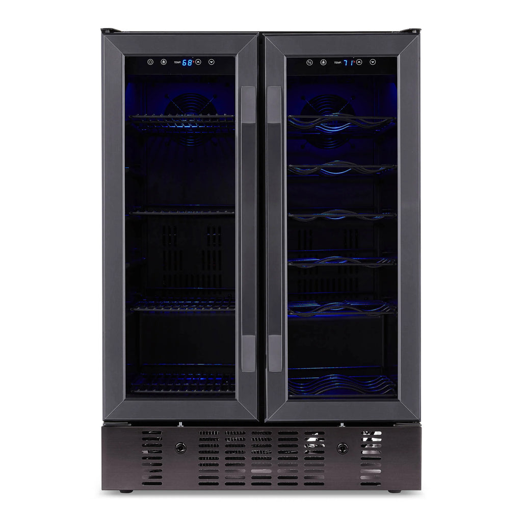 2025 Newair® Refrigerador Empotrable de Doble Zona – 60 Latas y 18 Botellas – 24"