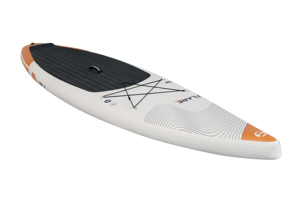2025 Flare Pro 10.8 Tabla de SUP Touring hinchable – Double Layer Fusion, con remo de fibra de vidrio, bomba y mochila con ruedas
