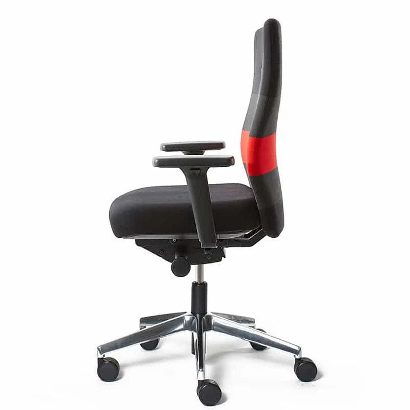 2025 Silla de Oficina Ergonómica Agilis AG10 EL SALVADOR DE ESPALDA con Bandas de Colores – Configurable