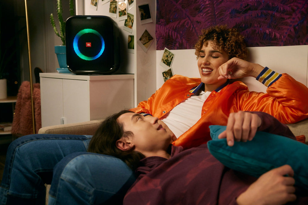 JBL – Altavoz portátil inalámbrico para fiestas Partybox Encore Essential – Negro