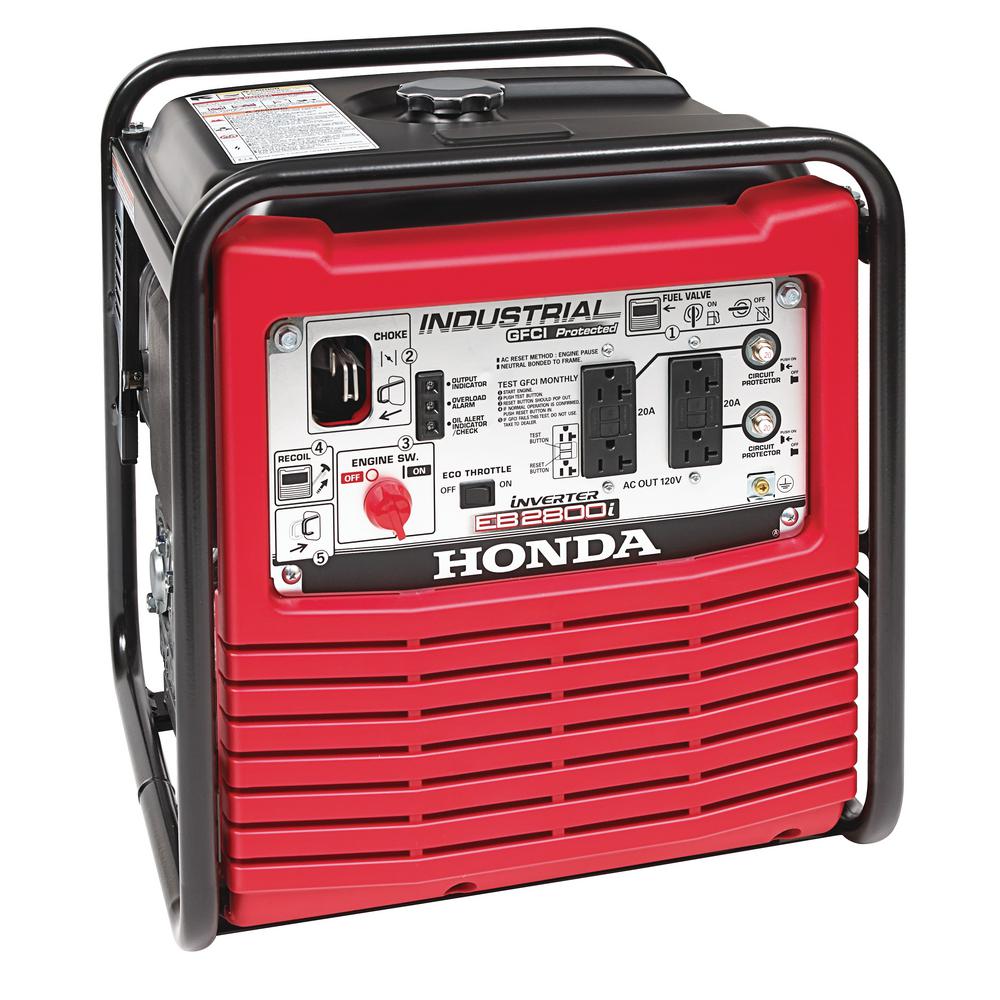 2025 Generador Inverter Industrial Portátil a Gasolina de 2,800 Vatios