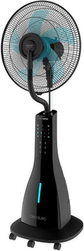Ventilador con Nebulizador de Agua Fresca Cecotec EnergySilence 490 con Control Remoto, 90W, Diámetro 16", 5 Aspas, Depósito de 2.8L, Temporizador de 7.5h, Indicador LED y Oscilación