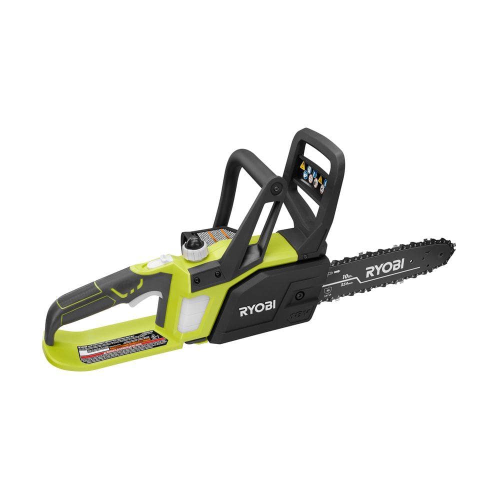 2025 Sierra de Cadena Inalámbrica RYOBI ONE+ 18V de 10 Pulgadas (Solo Herramienta) P546BTL