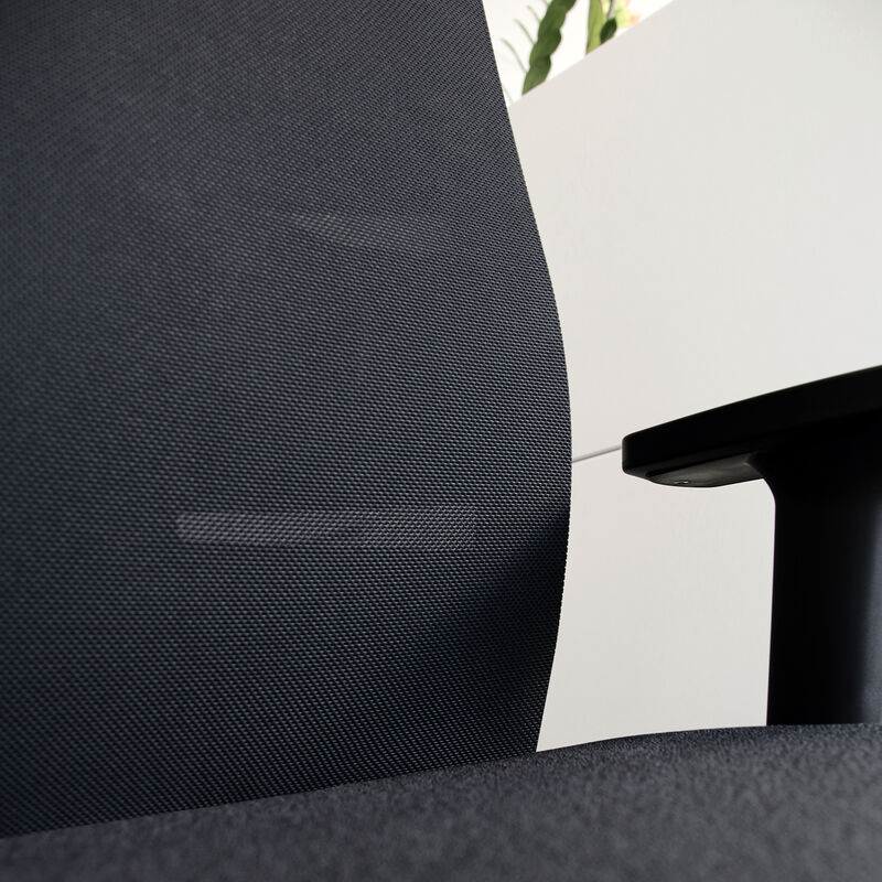 2025 Silla de Oficina Ergonómica lento Agilis MT12 con Base de Patas en Cruz Negra – Garantía de 30 Años – Fabricada en Alemania