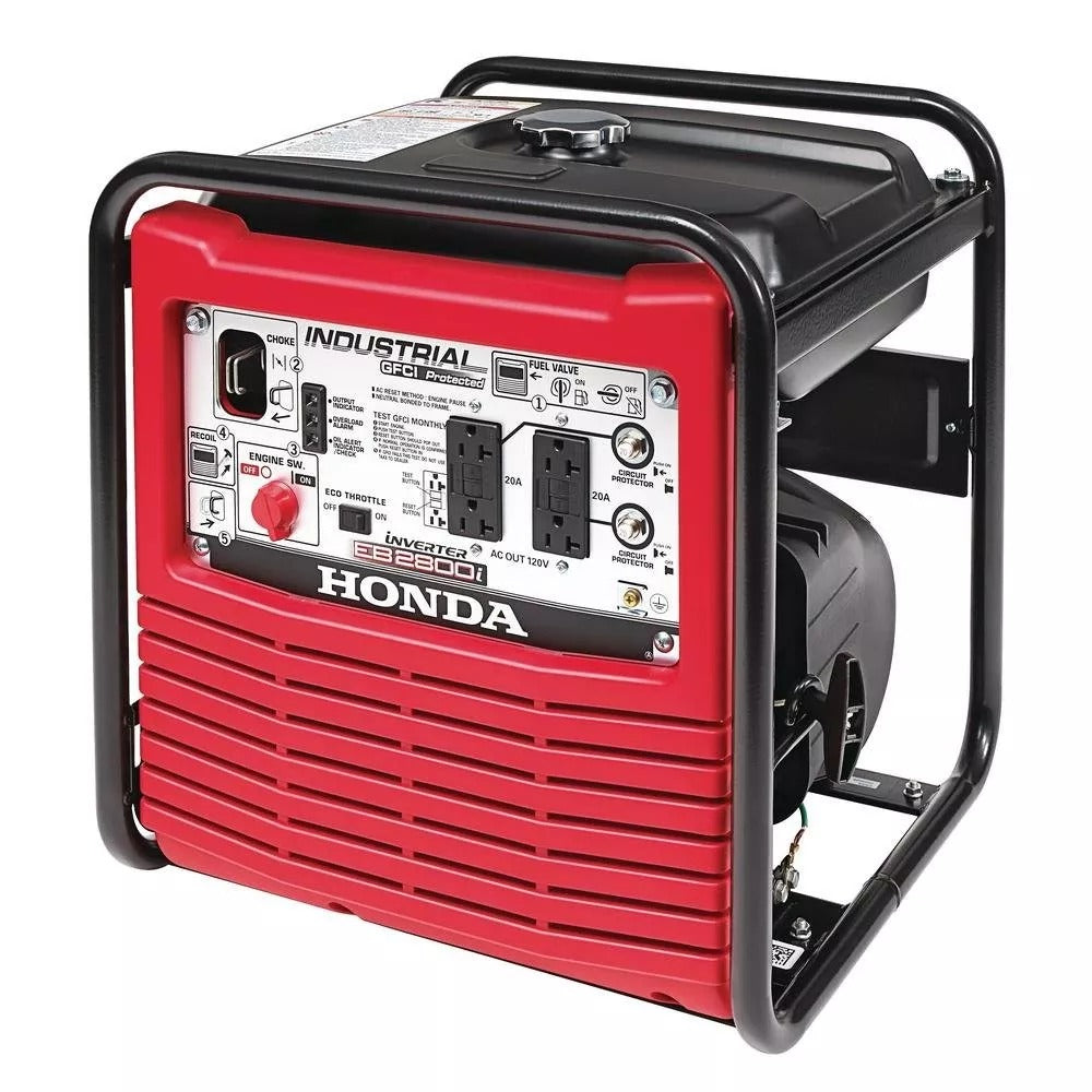 2025 Generador Inverter Industrial Portátil a Gasolina de 2,800 Vatios