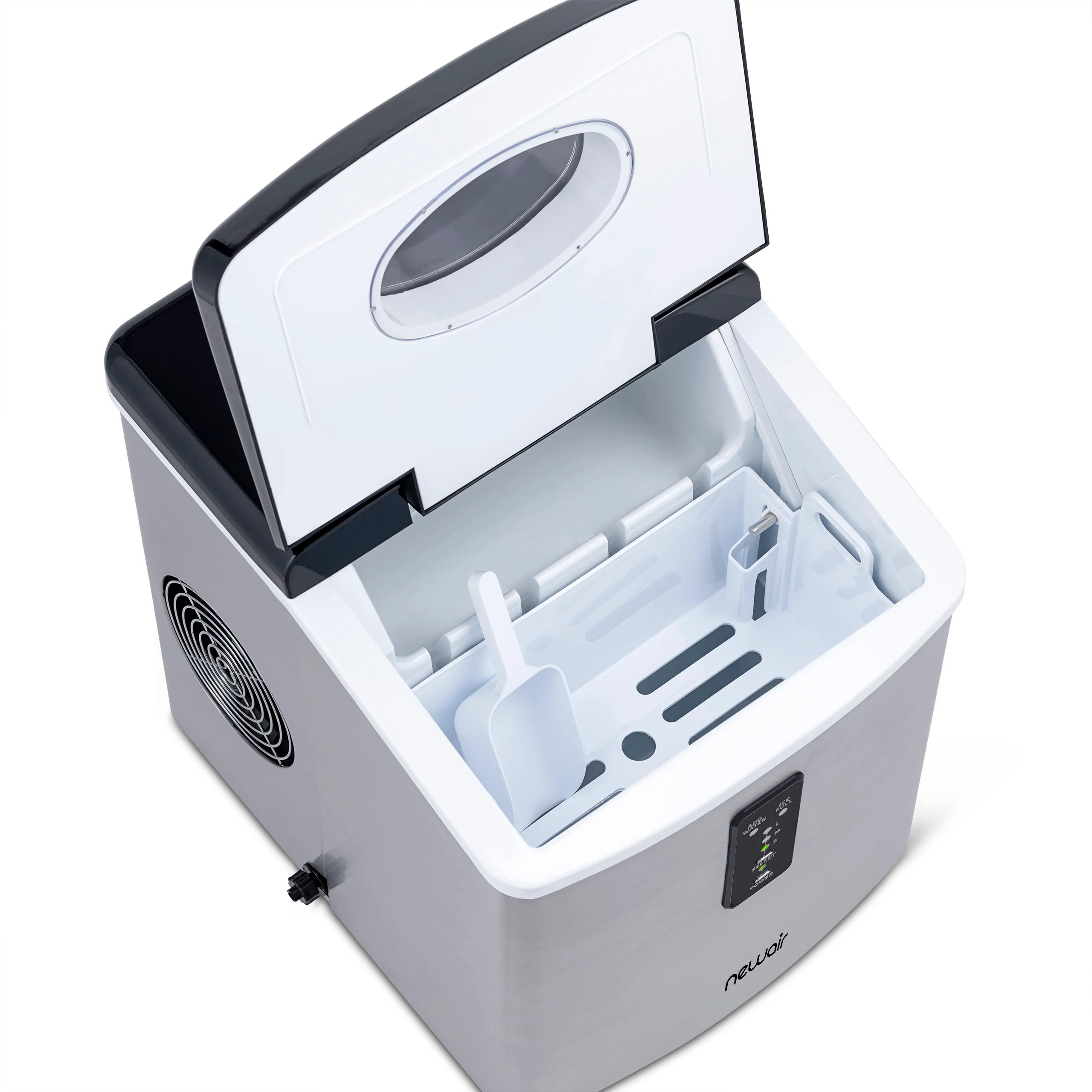 2025 Máquina de Hielo de Encimera Newair® – Cubos de Hielo en Forma de Bala