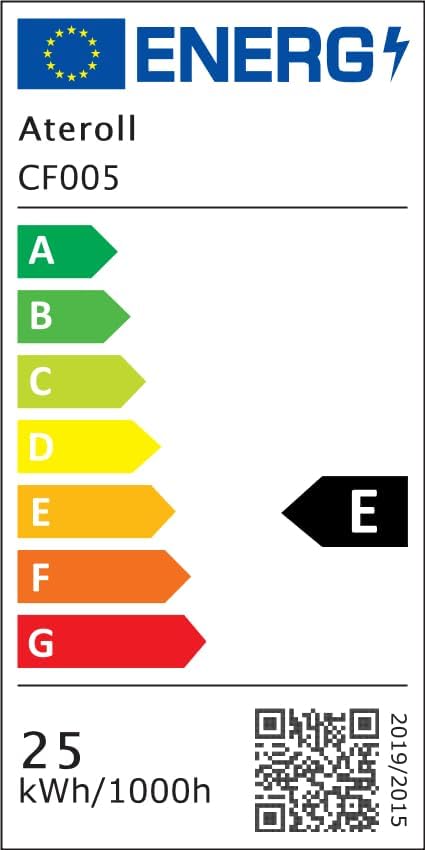 Ventilador de Techo con Luz 40.5 cm, Ventilador Silencioso de 20 W, Regulable 3000K-4000K-6500K, 6 Velocidades con Control Remoto, Temporizador, Memoria de Luz, Ventilador Reversible