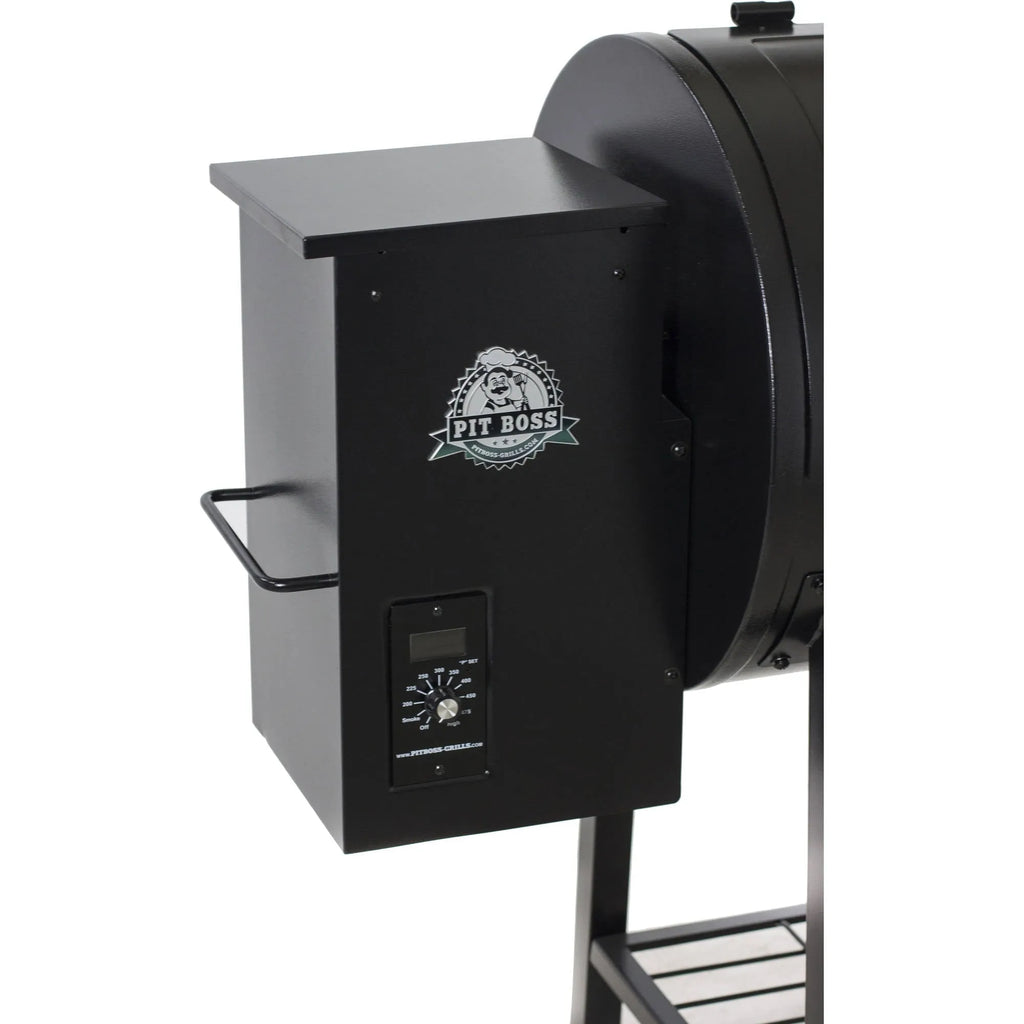 Parrilla de pellets de madera Pit Boss 700FB con quemador de llama, área de cocción de 700 pulgadas cuadradas