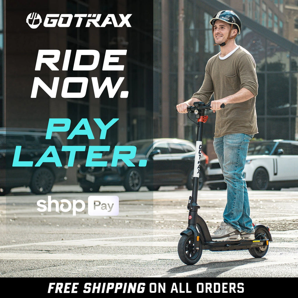 2025 GoTrax G4 Patinete Eléctrico para Adultos – Patinete Plegable Potente con Larga Autonomía