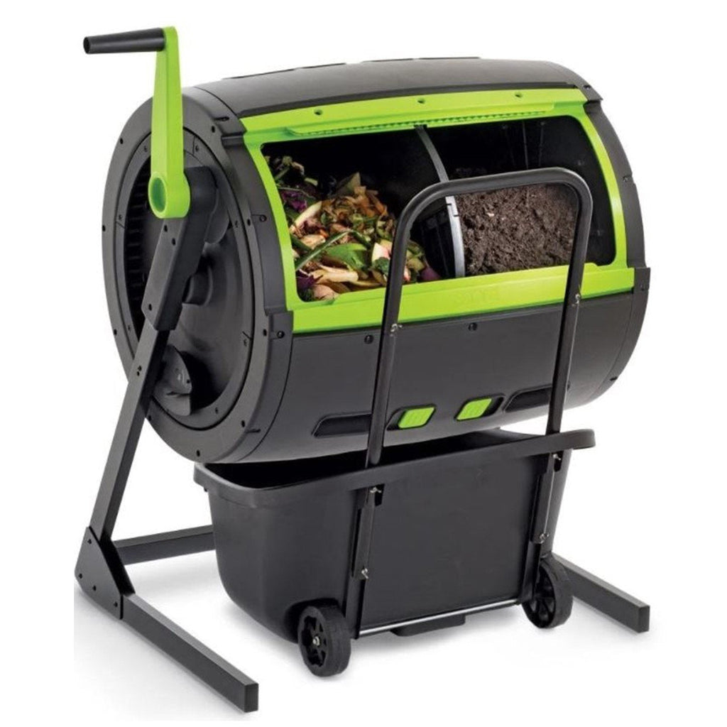 Maze Compostador Giratorio de 65 Galones con Carro – Combo
