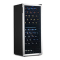 2025 Refrigerador de Vinos Independiente Newair® de Acero Inoxidable – 98 Botellas – 23" con Doble Zona