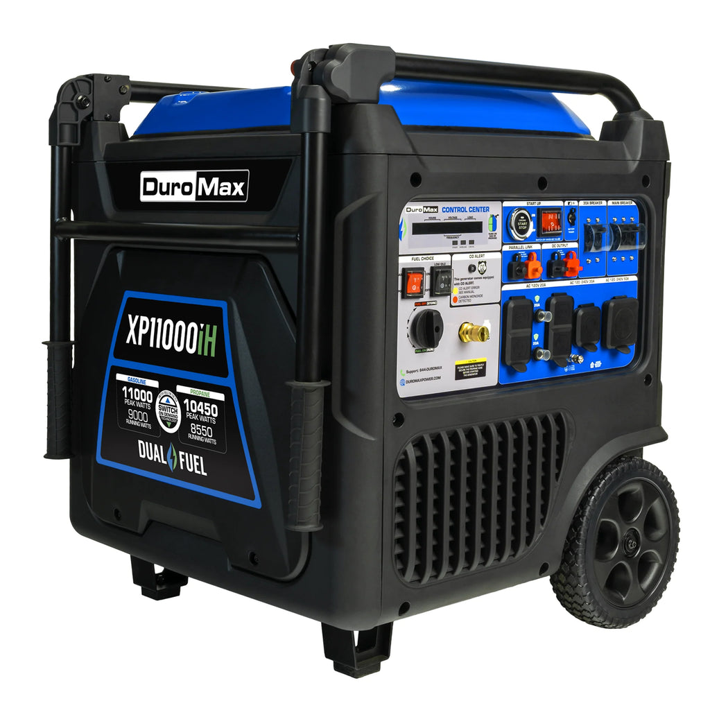 2025 Generador Inverter Portátil Bifuel 11 000 W con Alerta de CO