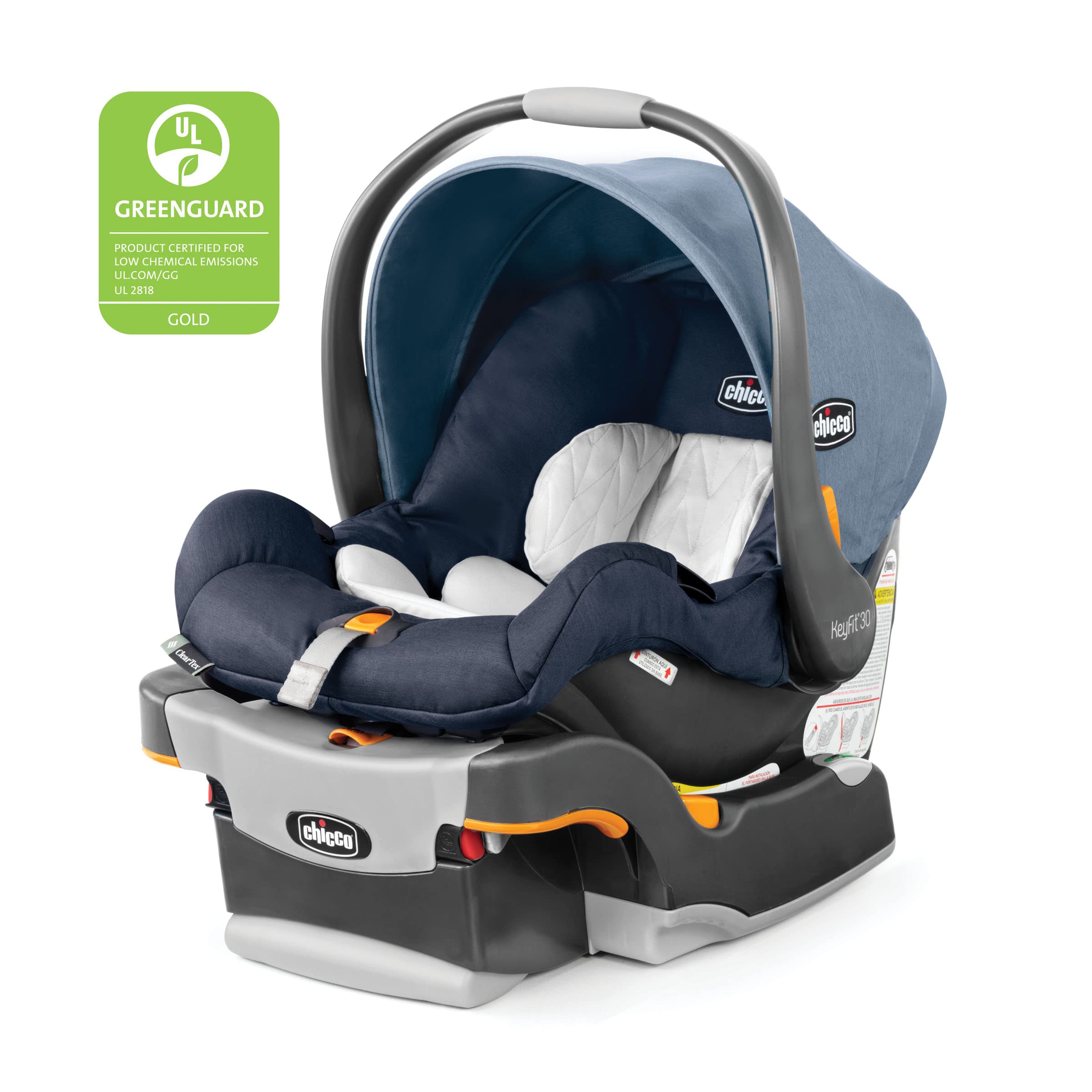 Chicco ClearTex® Sillas de Paseo Compatibles con Asiento de Coche Orientado hacia Atrás