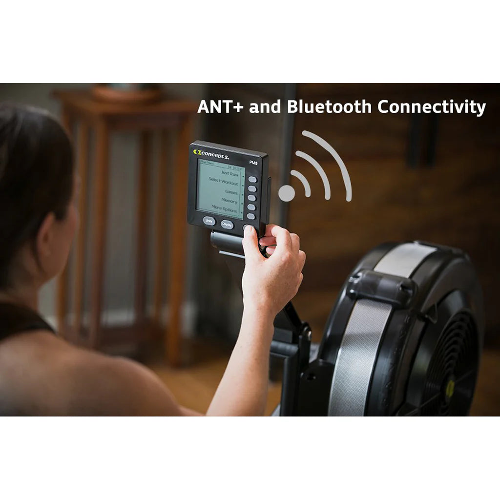 2025 Concept2 Model D Remoergómetro de Alta Gama – Entrenamiento Corporal Completo, Estructura de Aluminio Duradera, Monitor de Rendimiento PM, Resistencia Ajustable
