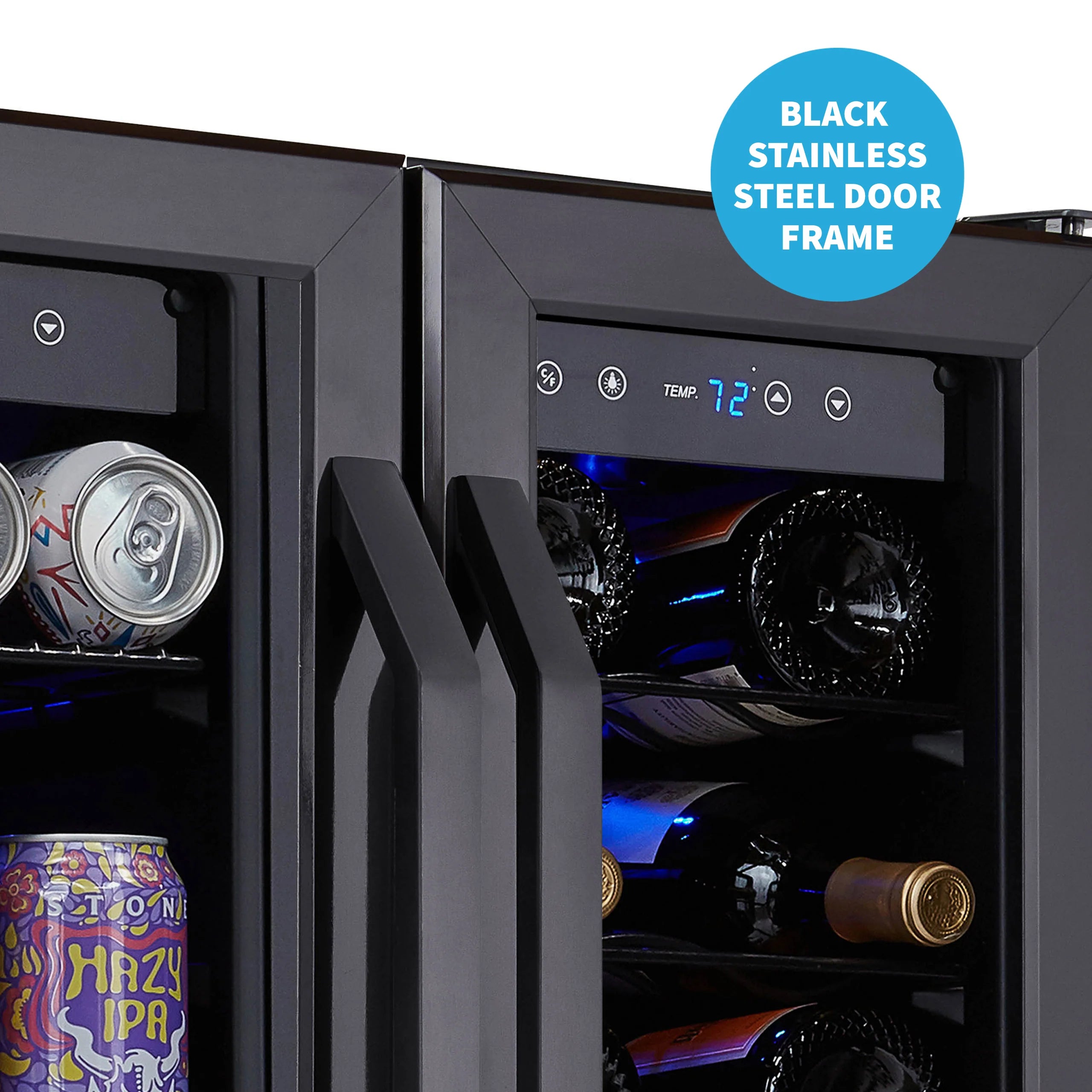 2025 Newair® Refrigerador Empotrable de Doble Zona – 60 Latas y 18 Botellas – 24"