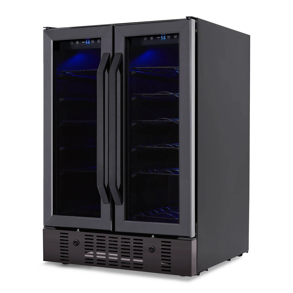 2025 Newair® Refrigerador Empotrable de Doble Zona – 60 Latas y 18 Botellas – 24"