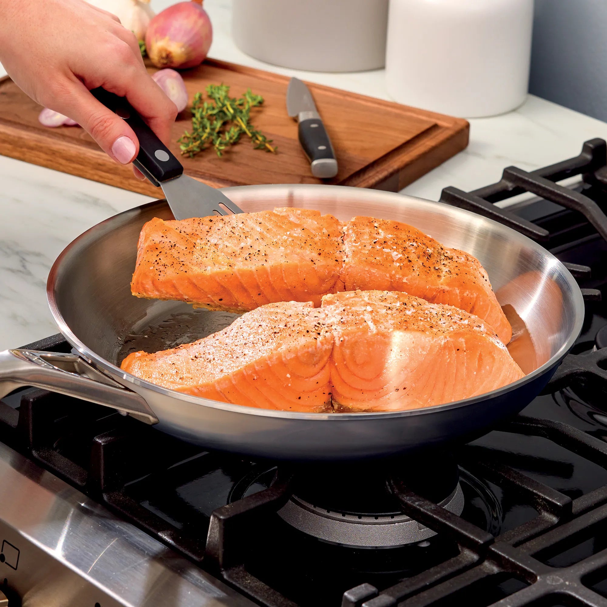2025 Ninja EverClad™ - Set de cocina profesional de acero inoxidable (7 piezas)