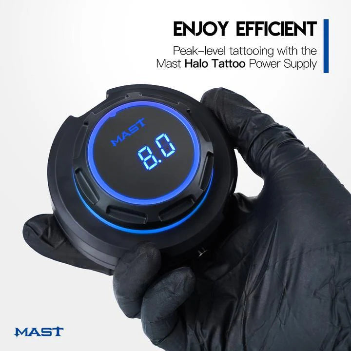 Kit de Máquina de Tatuaje Mast Tour con Máquina Rotativa Tour Pen y Fuente de Alimentación Halo