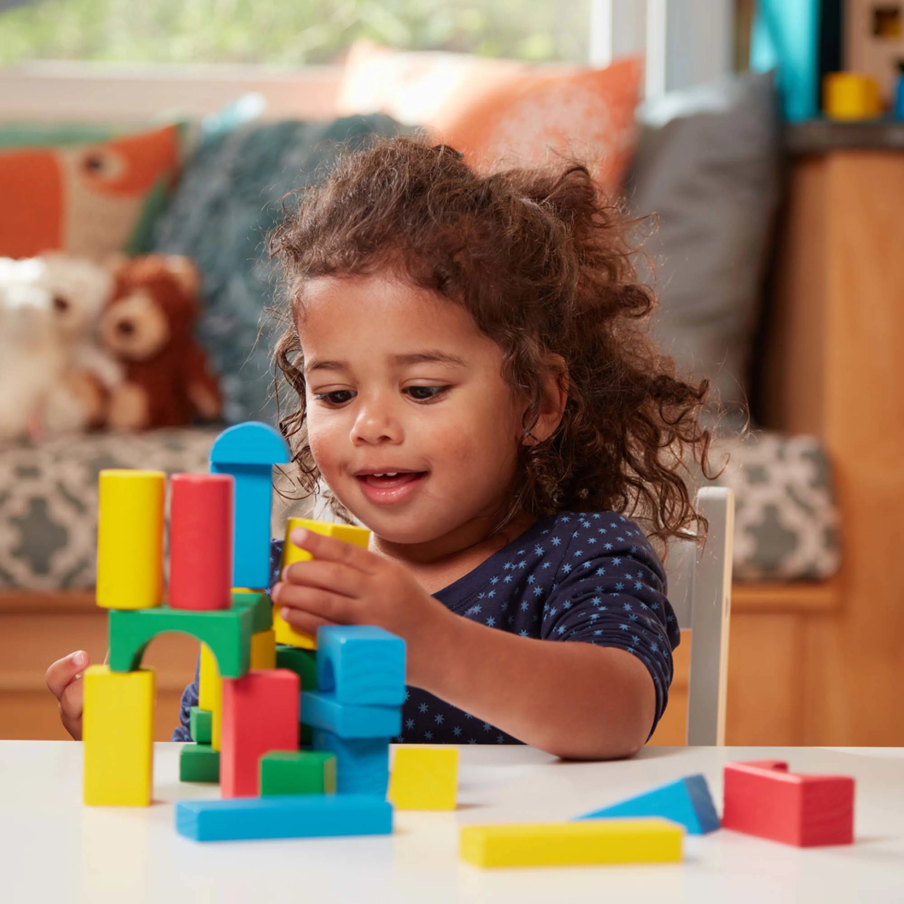 Melissa & Doug 100 Bloques de Madera