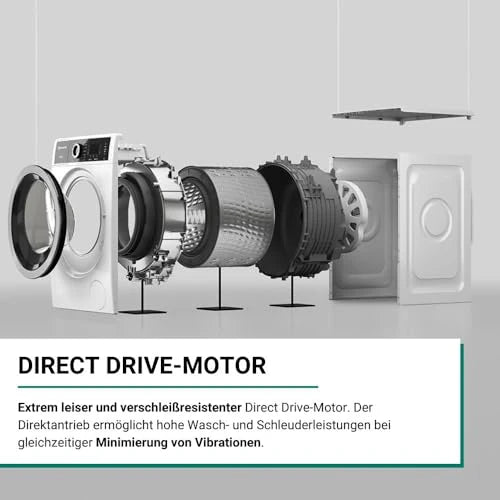 2025 Bauknecht B6R 88 SILENCE DE Lavadora / 8 kg / Carga frontal / Supreme Silence / Clase energética A-20 % / 1400 rpm / Motor ZEN / Muy silenciosa / Steam 3.0 – 3 tecnologías de vapor potentes