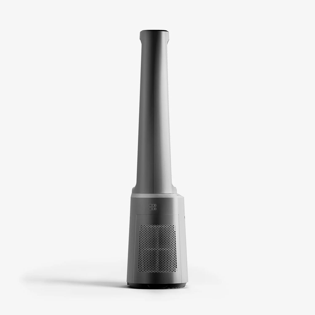Ventilador torre sin aspas premium OmniAir 41" con purificador de aire - Plateado