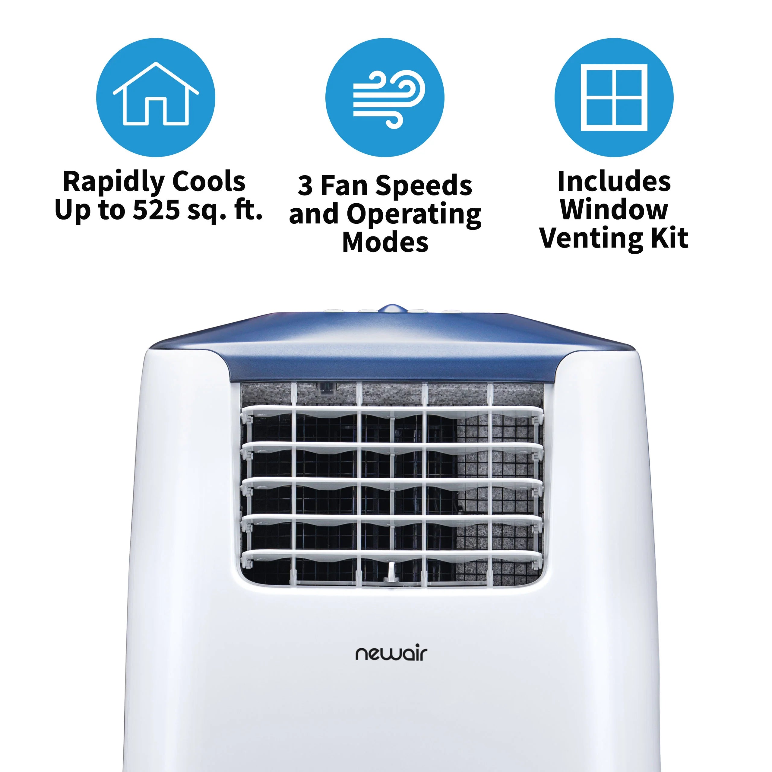 2025 Newair® Aire Acondicionado y Calefactor Portátil – 14 000 BTU
