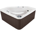 Lifesmart Spas – Spa Plug and Play 110 Voltios, 3 personas, 17 chorros con ozonizador – Color Espresso