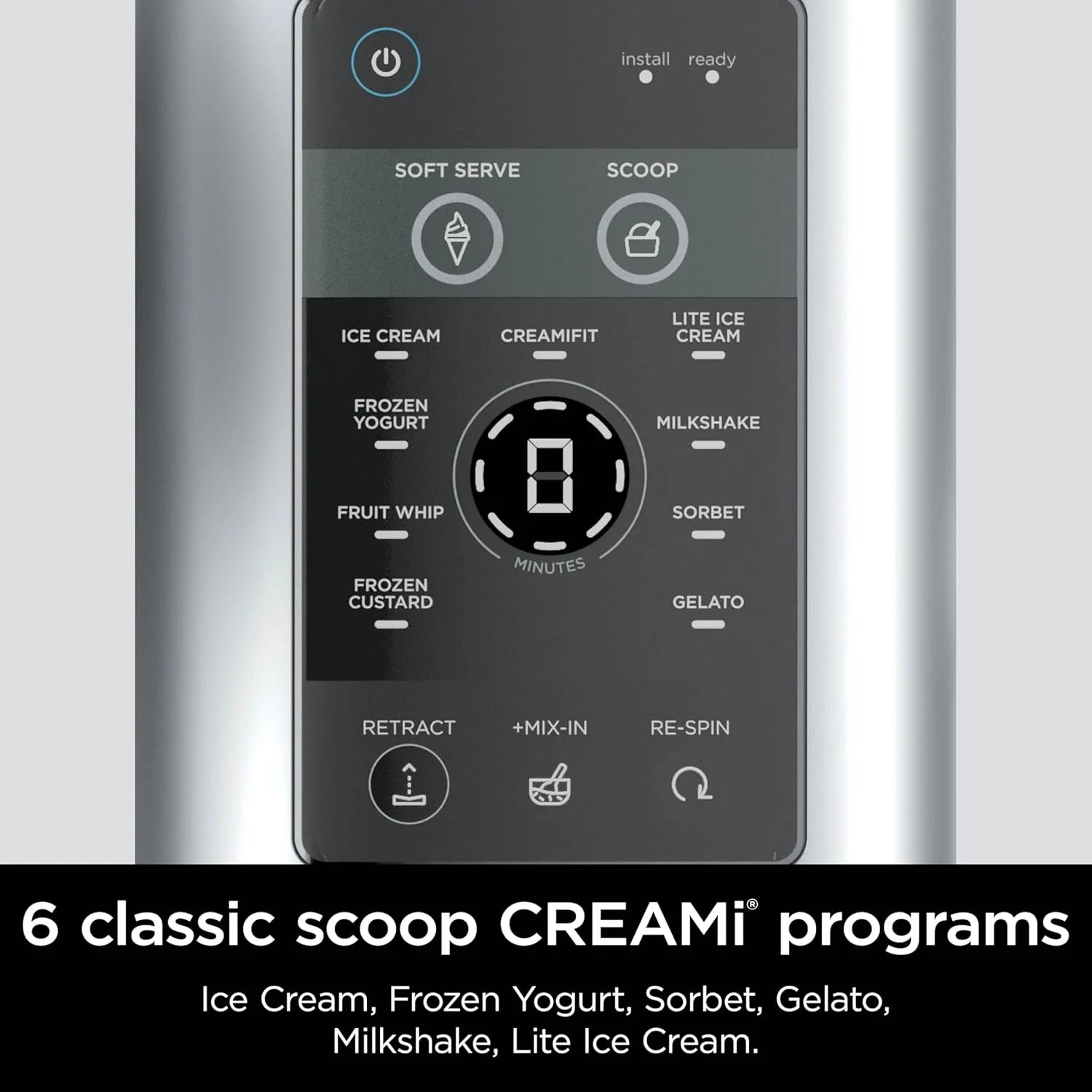 2025 Máquina de helados y crema suave Ninja Swirl by CREAMi, sorbetes, batidos, yogur helado, programa bajo en calorías y más, 13 en 1, con palanca de crema suave, (2) recipientes CREAMi Swirl de 16 oz, para niños y todas las edades, modelo NC701