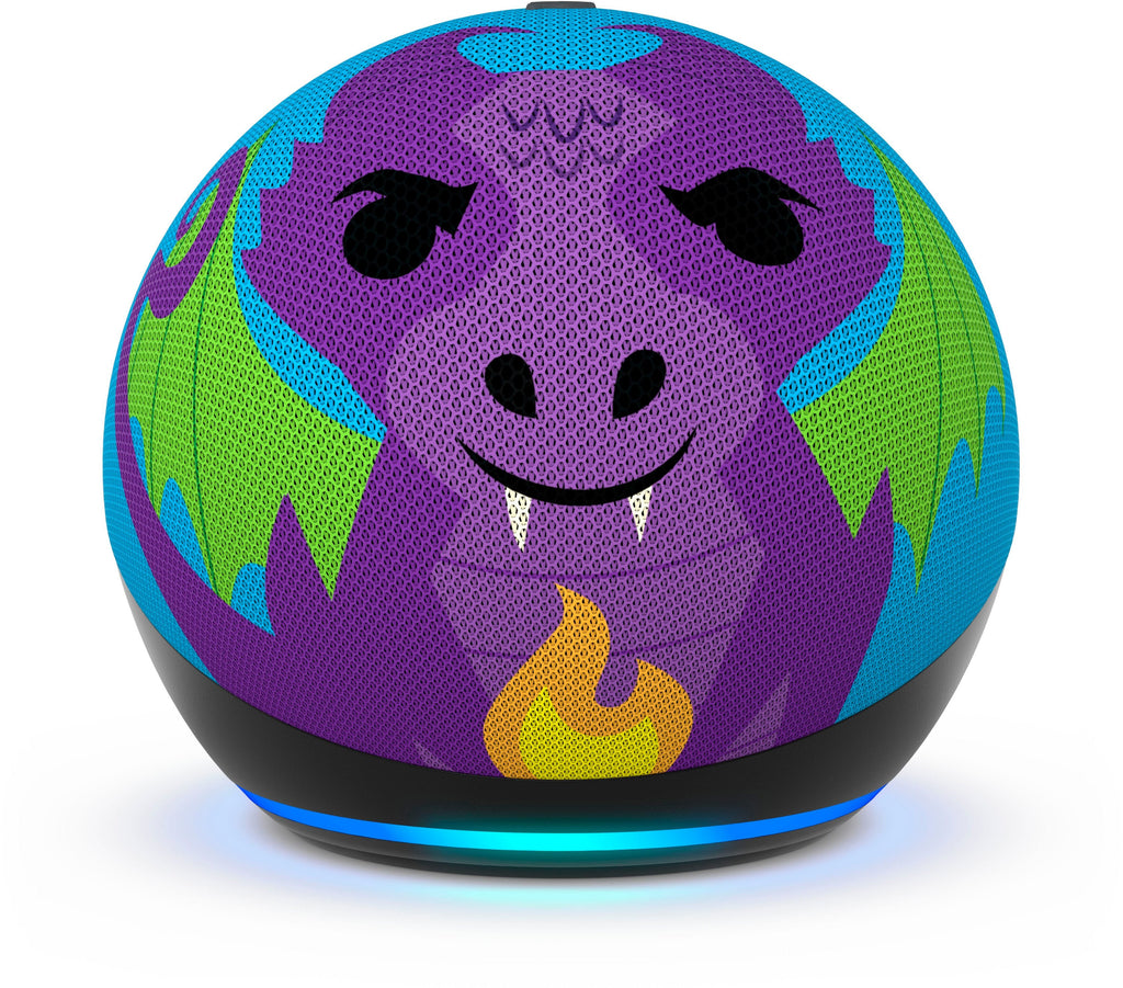 Amazon – Echo Dot Kids (5ª Generación, Lanzamiento 2022) con Alexa – Fire Dragon