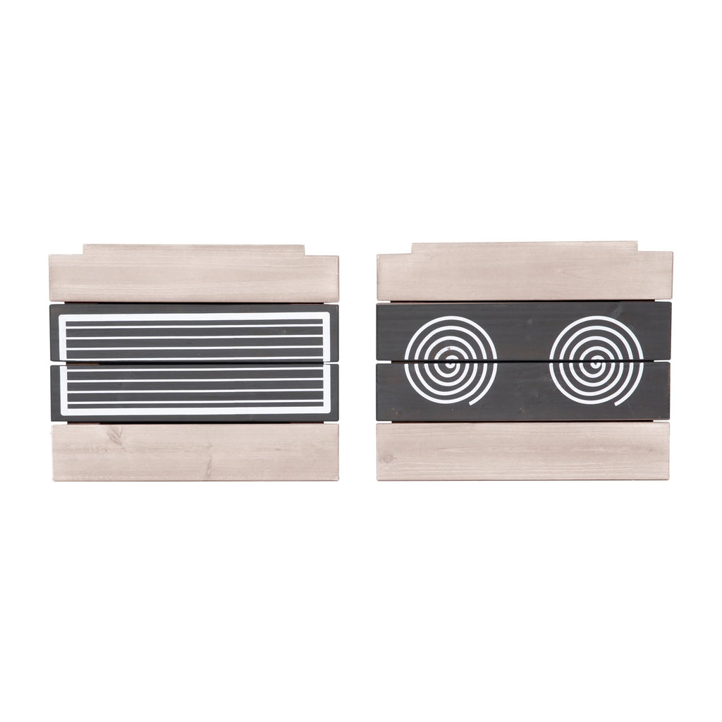 Cocina de juego y barro colgante – Madera certificada FSC – Acabado en gris grabado