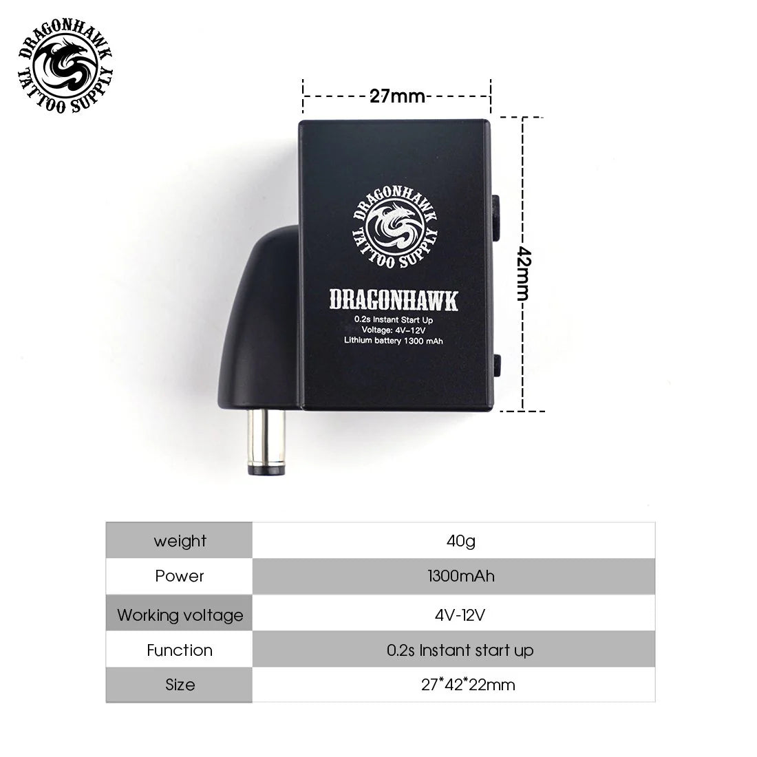 Kit de Máquina de Tatuaje con Cartuchos Mast Pen WJX Agujas y Paquete de Batería