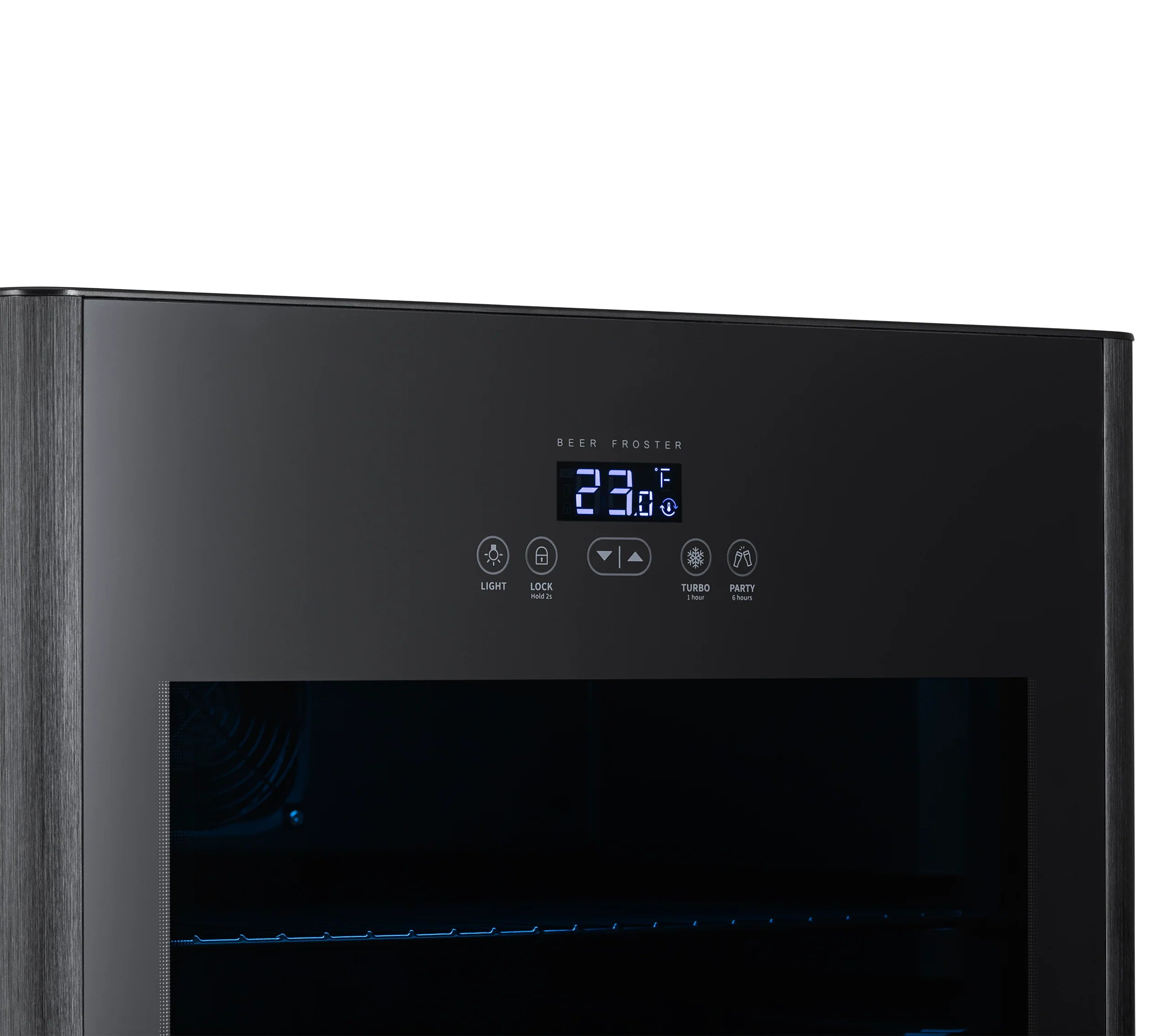 2025 Newair® Refrigerador de Bebidas Negro Independiente para 125 Latas con Función de Congelación Rápida – 22,1”