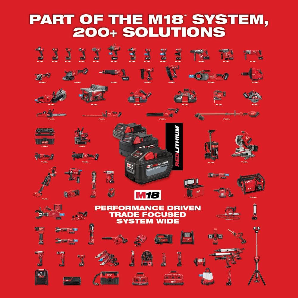 Kit combinado inalámbrico M18 de 18V con batería de litio (6 herramientas) con dos baterías de 3.0 Ah, 1 cargador, 1 bolsa para herramientas 2696-26