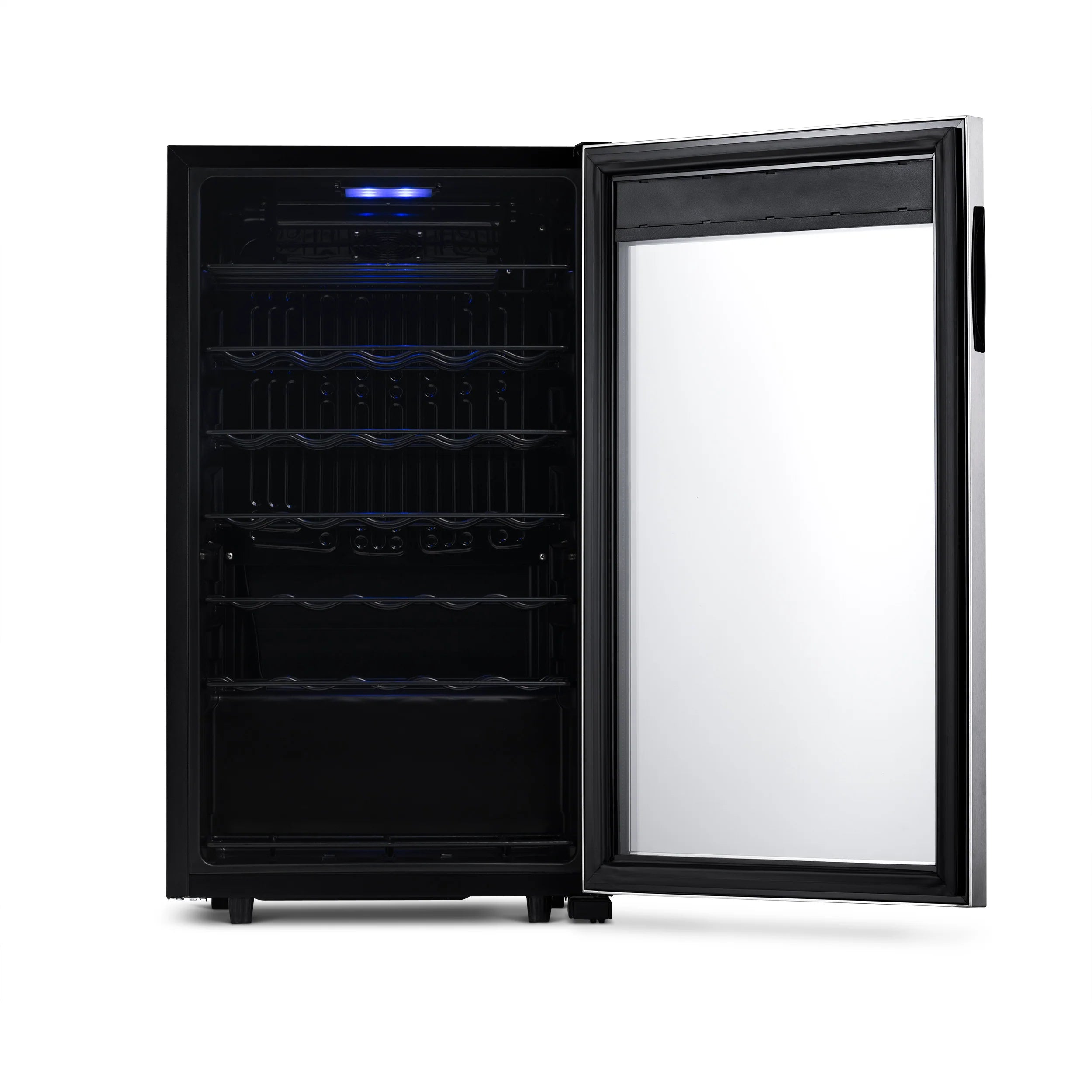 2025 Refrigerador de Vinos Independiente Newair® de Acero Inoxidable – 33 Botellas – 18,9"
