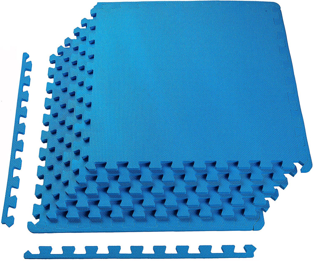 Tapete de ejercicio tipo rompecabezas BalanceFrom con losetas entrelazadas de espuma EVA