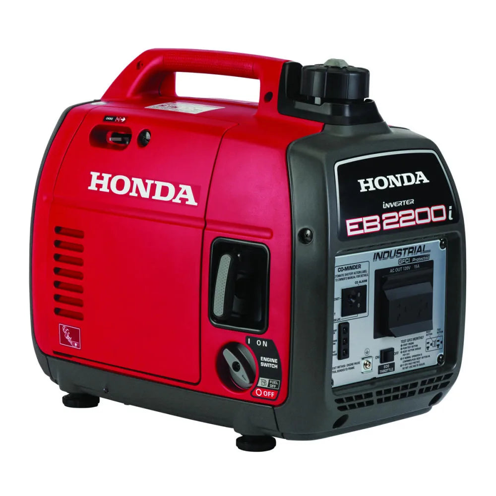 2025 Generador Industrial de Gasolina Honda 121cc 2200W con CO Minder EB2200ITAN