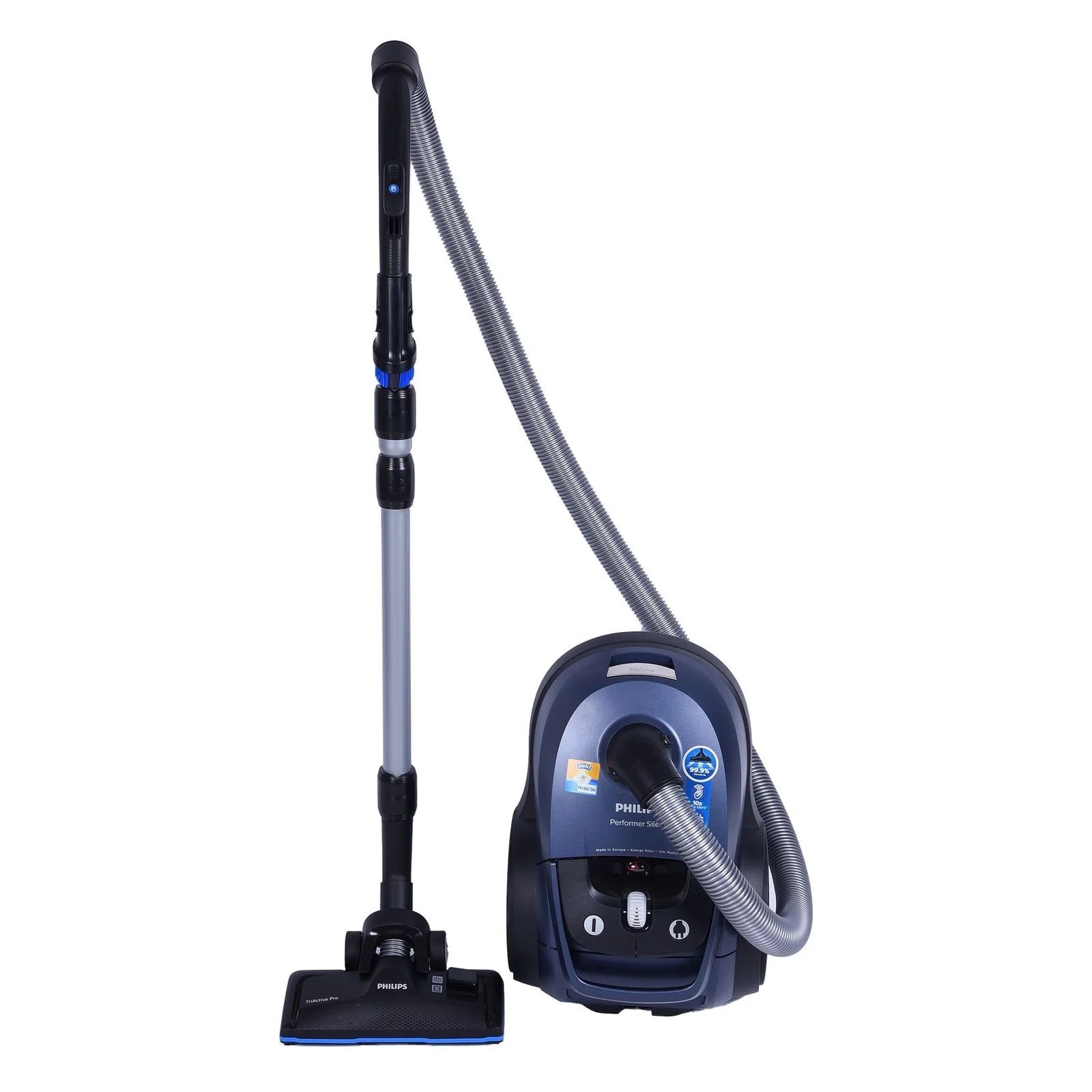 2025 Aspiradora Philips Serie 7000 FC8782/09 Performer Silent 650 Vatios Azul Pizarra / Negro