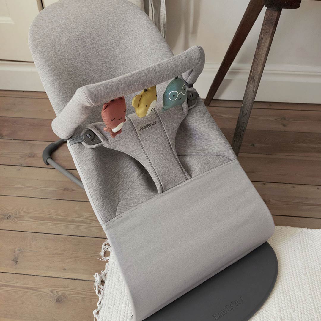 Hamaca BabyBjorn Bliss + Barra de Juguetes - Soft Friends