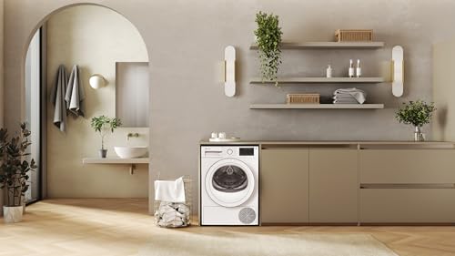 2025 Bauknecht BD 8D WWS Secadora con bomba de calor / 8 kg / Clase energética A++ / Precision Dry – secado inteligente / Motor inverter / Slim – profundidad extra compacta de solo 46 cm / Iluminación del tambor