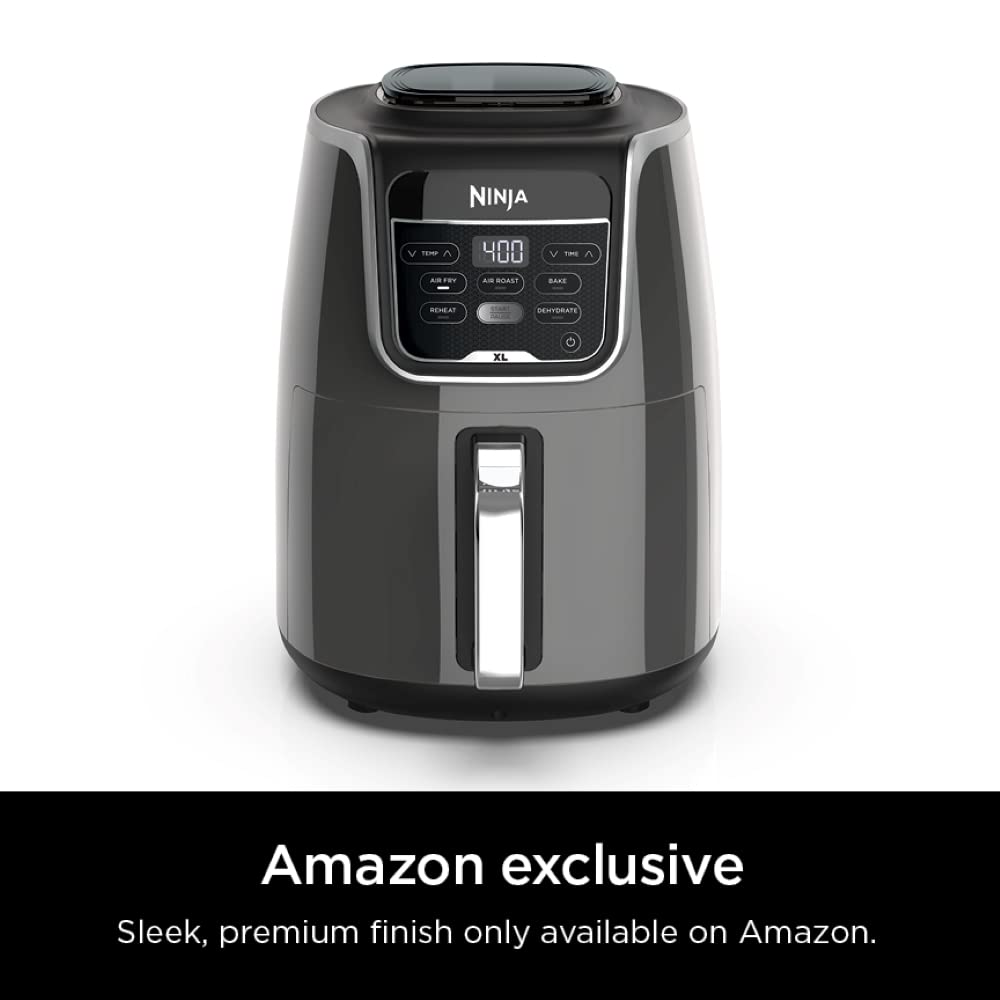 2025 Ninja AF150AMZ Freidora de Aire 5.5 Qt, Recalienta, Deshidrata y Función Multifuncional