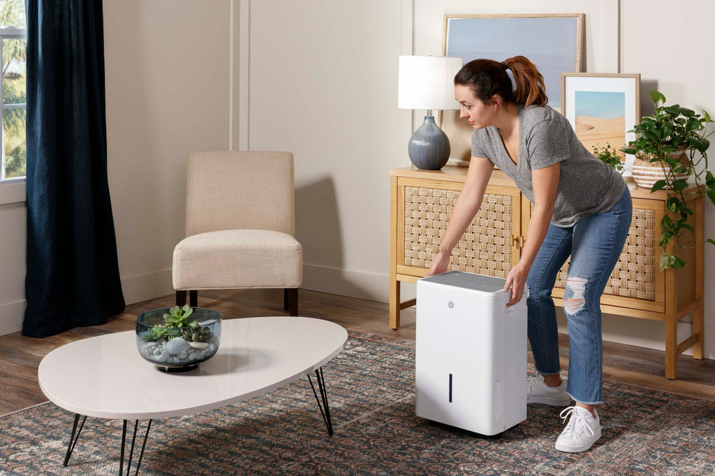 2025 Deshumidificador Portátil GE Energy Star® de 35 Pintas con Función Smart Dry para Espacios Muy Húmedos