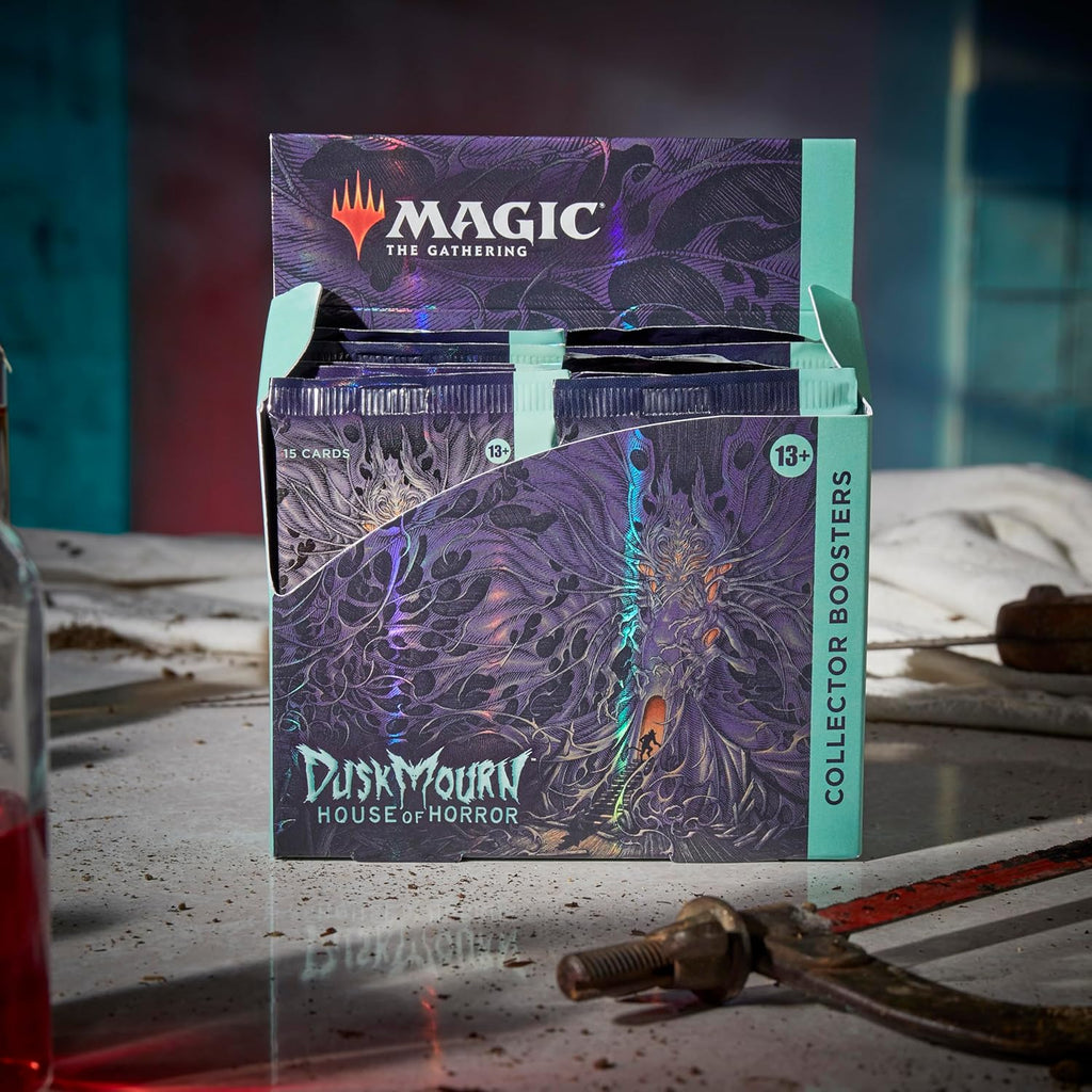 Magic: The Gathering Duskmourn: Casa del Horror – Caja de Sobres de Coleccionista