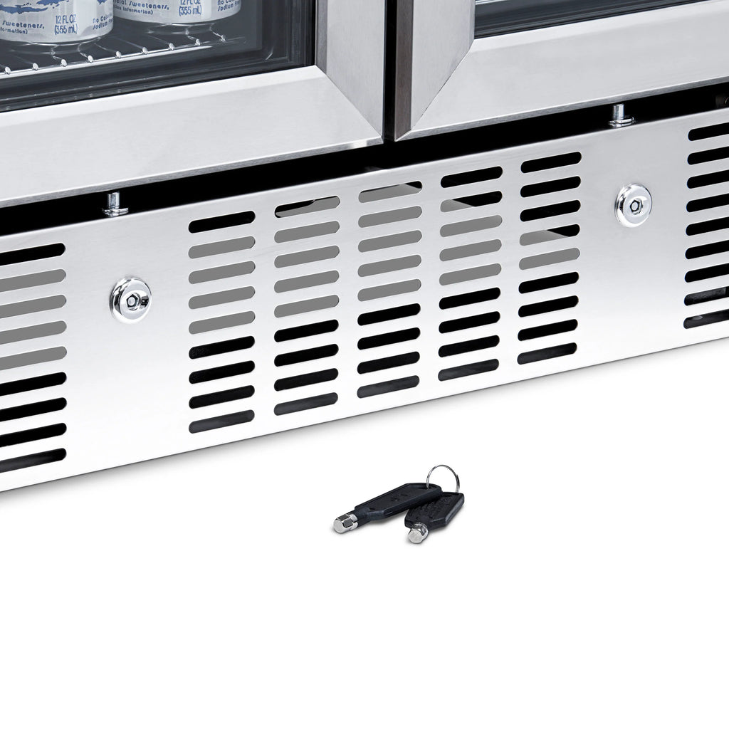 2025 Newair® Refrigerador Empotrable de Doble Zona para 58 Latas y 18 Botellas - 24"