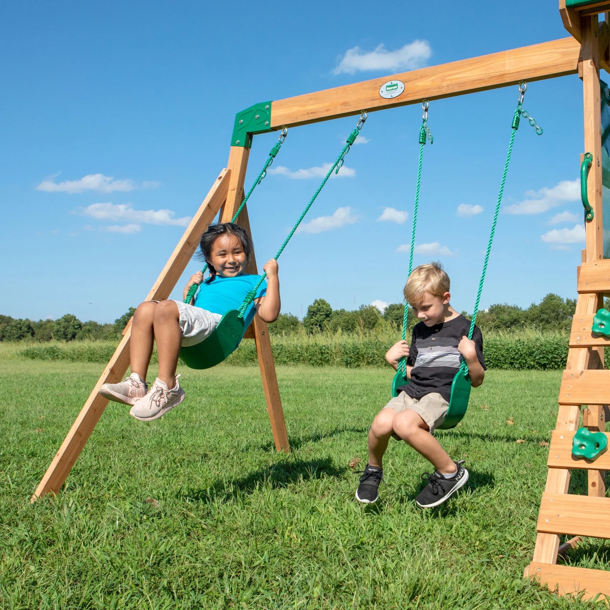 Columpio de Madera Backyard Discovery Buckley Hill
