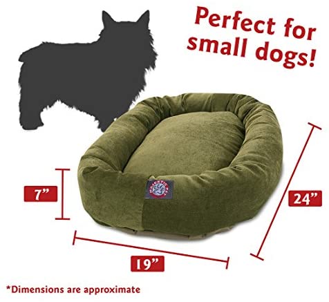 Majestic Pet Villa Cama para Perros Bagel | Cama Calmante en Forma de Donut, Múltiples Tamaños y Colores