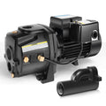Acquaer Bomba de Chorro Convertible para Pozo Poco Profundo/Profundo de 1HP, Hierro Fundido con Kit de Eyector, Profundidad del Pozo Hasta 7.5 m o 27 m, Voltaje Dual 115V/230V, Interruptor de Presión Automático