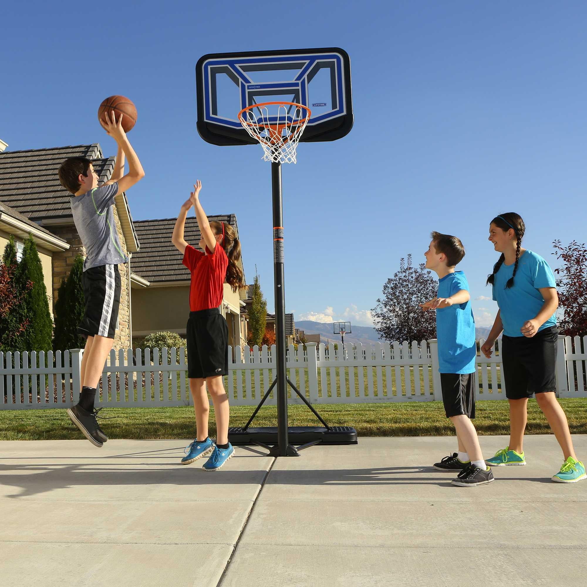 2025 Aro de Baloncesto Portátil Ajustable Lifetime 44 pulgadas de Policarbonato - 90114