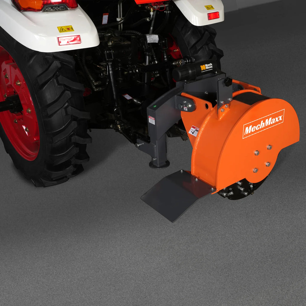 2025 Trituradora de Tocones MechMaxx SG24 – Enganche de 3 Puntos PTO con 34 Dientes de Carburo + Eje PTO Incluido